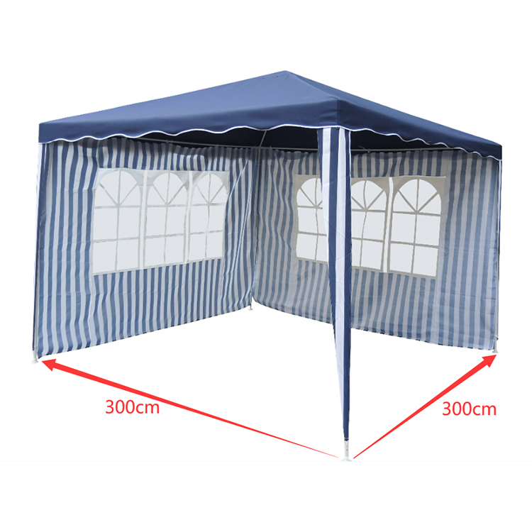 Carpa para barbacoa de acero para jardín, Gazebo para exteriores de alta calidad, carpa plegable con dosel para Gazebo romano