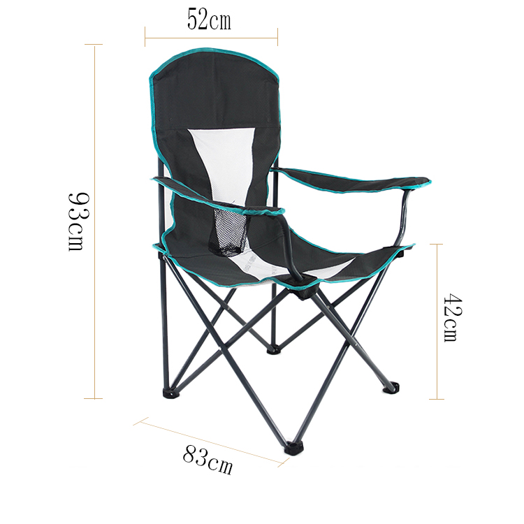 Silla de playa plegable de alta calidad 2020 con tela de red transpirable/silla de camping con tela de red