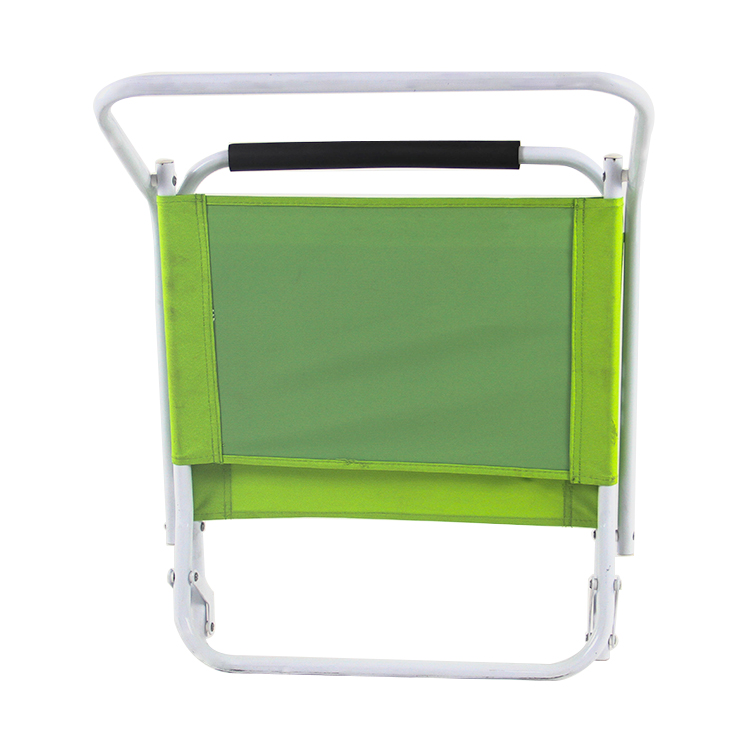  Acepte sillas plegables de asiento bajo personalizadas de China Silla plegable verde