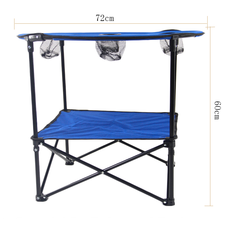  Mesa de camping portátil plegable con portavasos para picnic